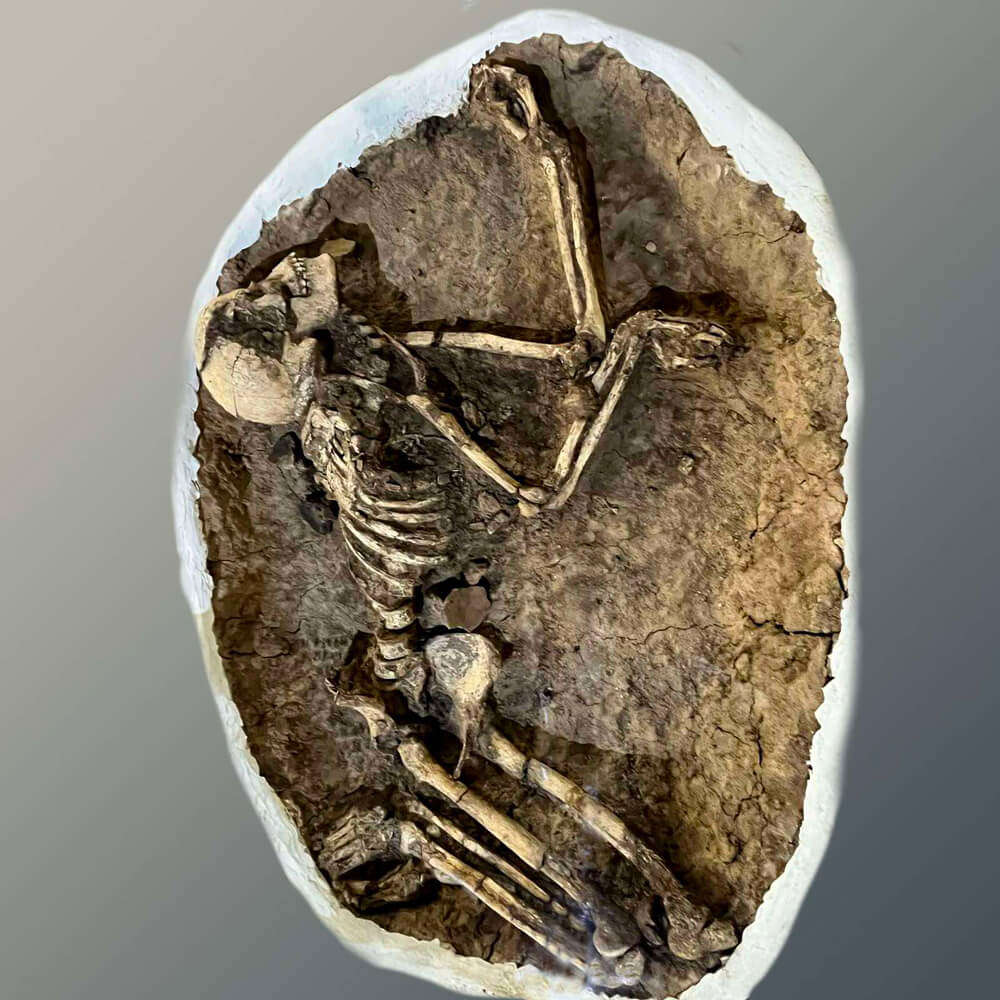 Младата жена, живяла 5800г. пр. Хр. и открита в с. Охотен, е наречена от археолозите Тодорка